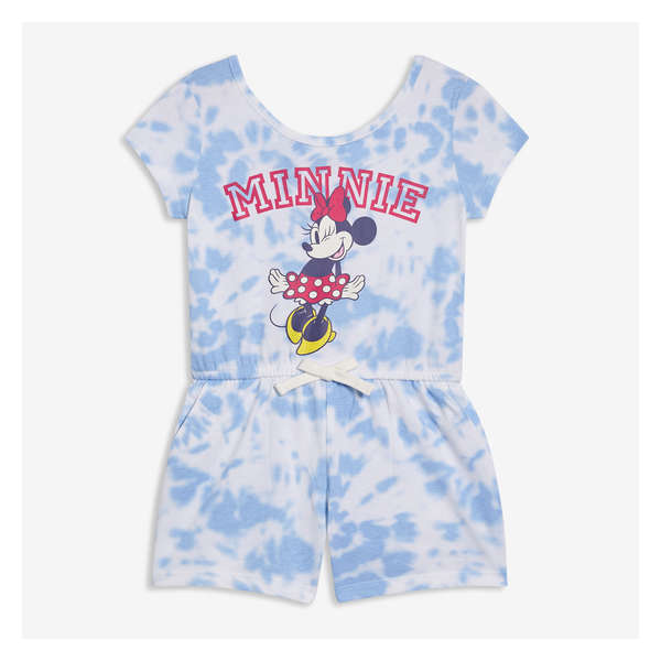 Kid Disney Minnie Mouse Romper - Pastel Blue